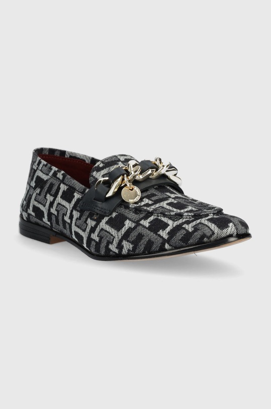 Tommy Hilfiger mokasyny CHAIN LOAFER DENIM FW0FW06930 granatowy SS23