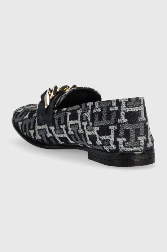 Obuwie Tommy Hilfiger mokasyny CHAIN LOAFER DENIM FW0FW06930 granatowy