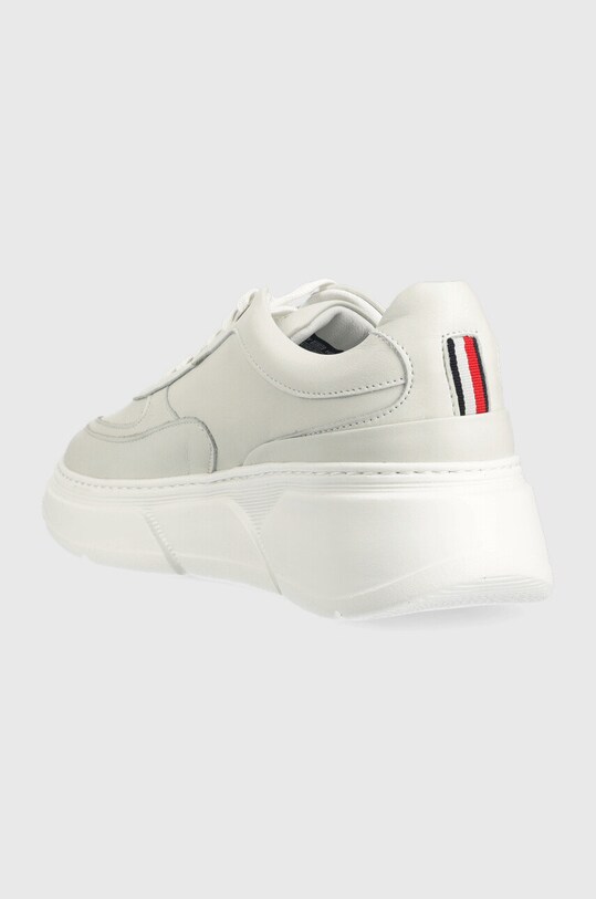 Obuwie Tommy Hilfiger sneakersy skórzane FW0FW06855 CHUNKY LEATHER SNEAKER FW0FW06855 biały