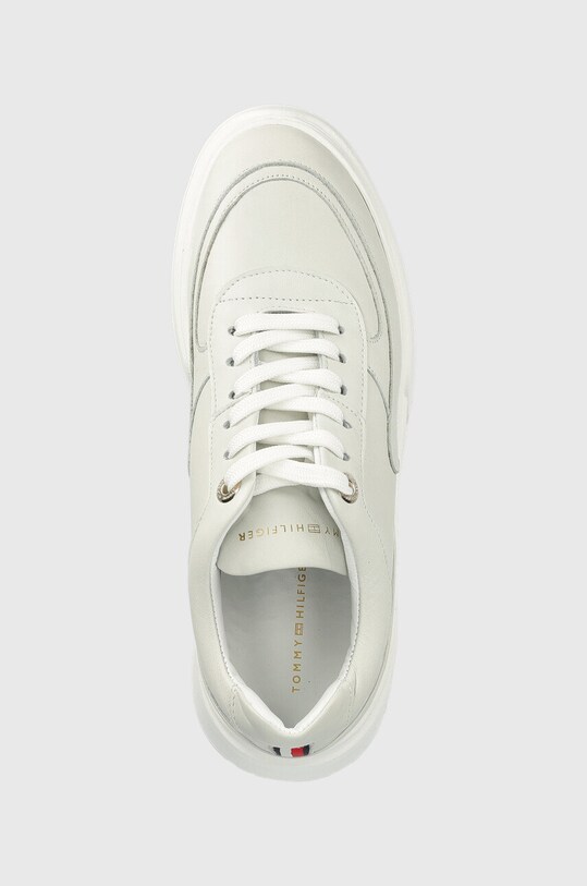 Tommy Hilfiger sneakersy skórzane FW0FW06855 CHUNKY LEATHER SNEAKER biały FW0FW06855