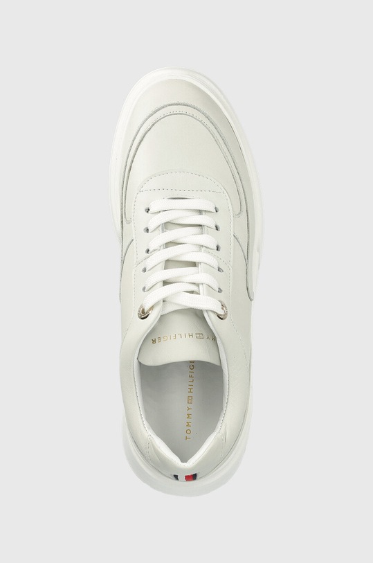 Шкіряні кросівки Tommy Hilfiger FW0FW06855 CHUNKY LEATHER SNEAKER білий FW0FW06855