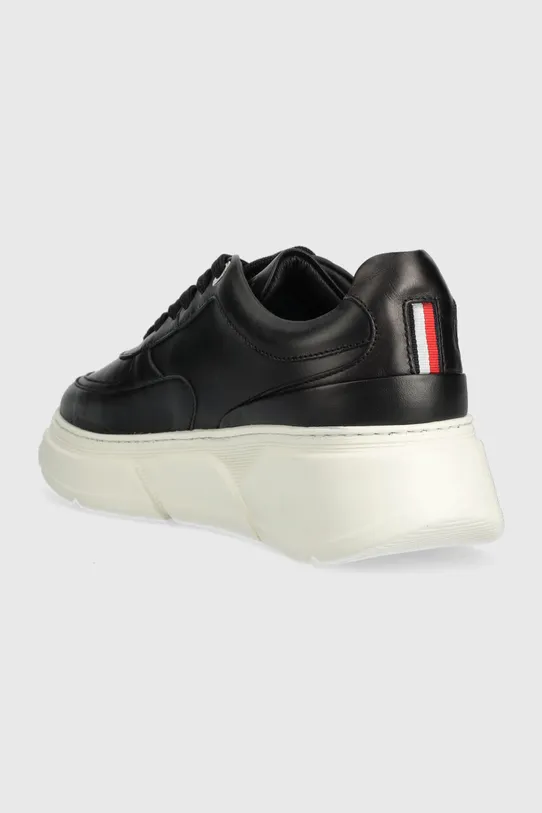 Взуття Шкіряні кросівки Tommy Hilfiger FW0FW06855 CHUNKY LEATHER SNEAKER FW0FW06855 чорний