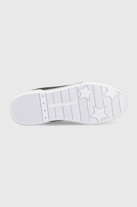 Δερμάτινα αθλητικά παπούτσια Tommy Hilfiger Th Prep Court Sneaker FW0FW06859 μαύρο