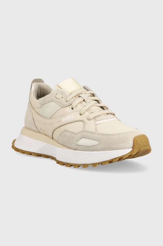 BOSS sneakersy skórzane Jonah 50486379.131 beżowy SS23