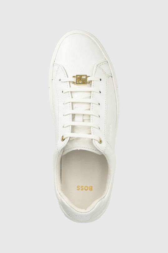 BOSS sneakersy skórzane Mirage biały 50486406.100