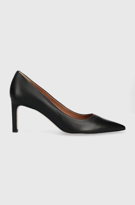BOSS szpilki skórzane Janet 5-8 cm czarny 50488232.001