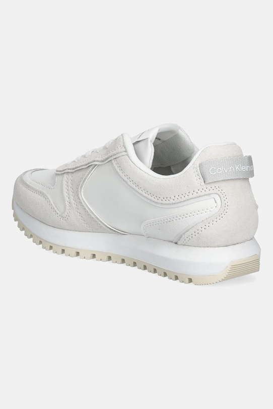 Обувь Кожаные кроссовки Calvin Klein Jeans TOOTHY RUNNER IRREGULAR LINES W YW0YW00934 бежевый