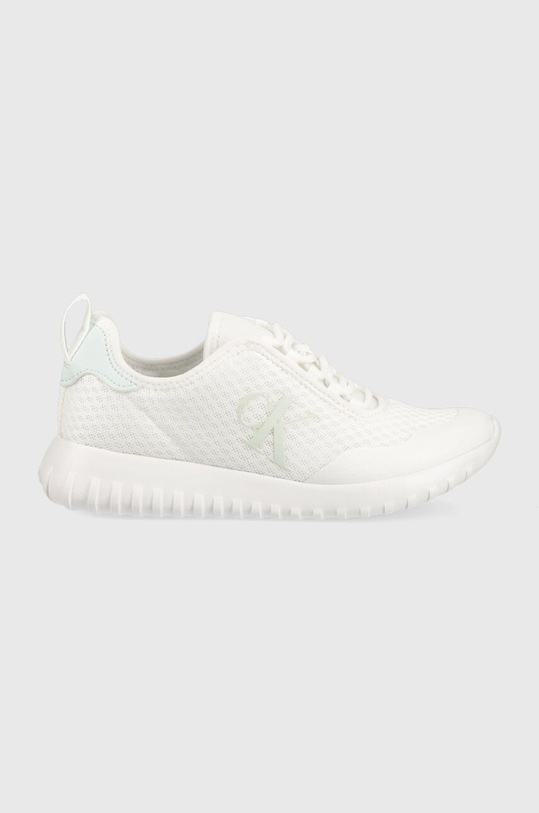 Αθλητικά Calvin Klein Jeans SPOR RUN EVA SLIPON OVER MESH WN συνθετικό λευκό YW0YW00937