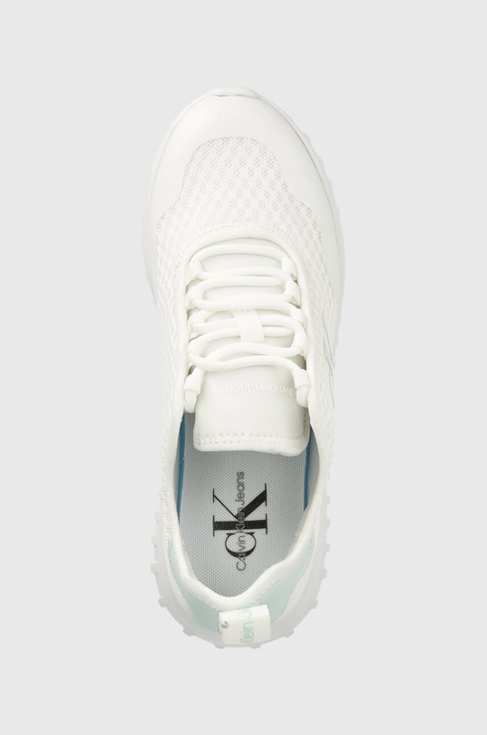 Αθλητικά Calvin Klein Jeans SPOR RUN EVA SLIPON OVER MESH WN λευκό YW0YW00937