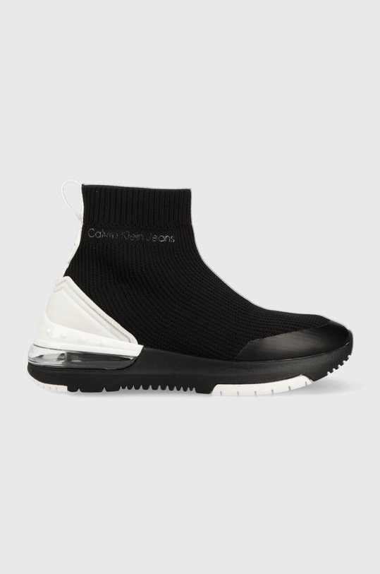 Tenisice Calvin Klein Jeans SPORTY RUNNER COMFAIR NEOPRENE W tekstil crna YW0YW00940