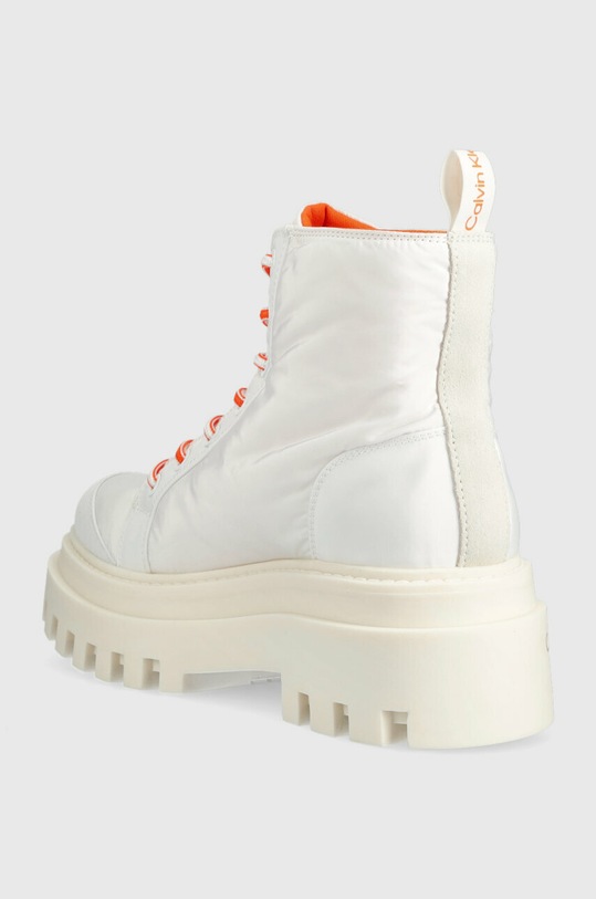 Обувки Кубинки Calvin Klein Jeans TOOTHY COMBAT BOOT SOFTNY YW0YW00948 бял
