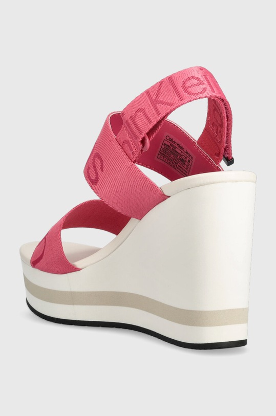 Взуття Сандалі Calvin Klein Jeans WEDGE SANDAL WEBBING YW0YW00959 рожевий