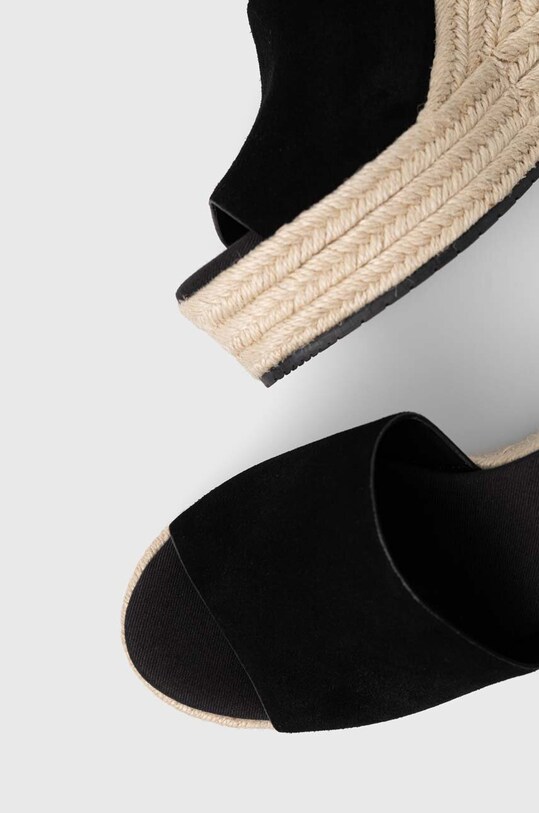 Сандалі Calvin Klein Jeans WEDGE SANDAL WIDE SU CON чорний YW0YW00963