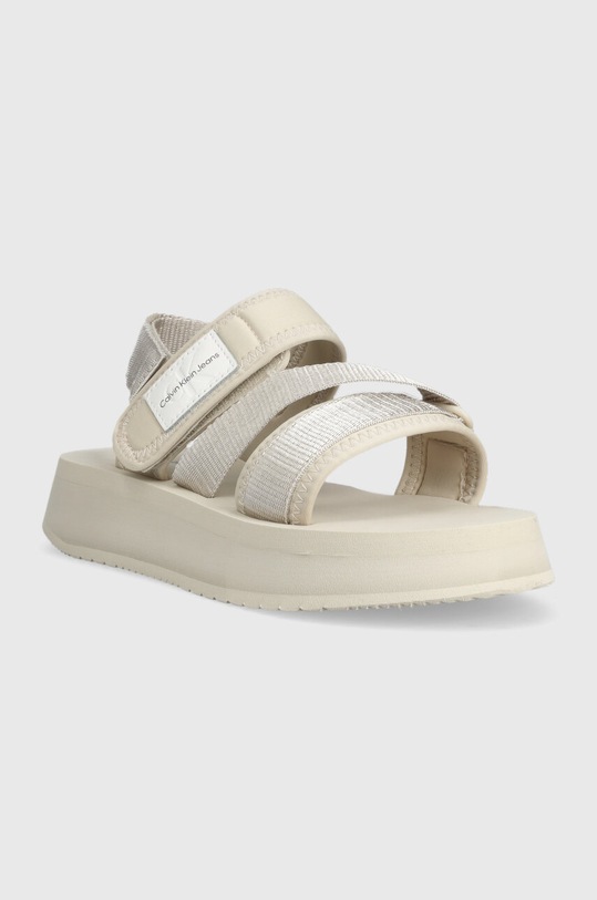 Calvin Klein Jeans sandale PREFRESATO SANDAL BADGE YW0YW00967 bej SS23