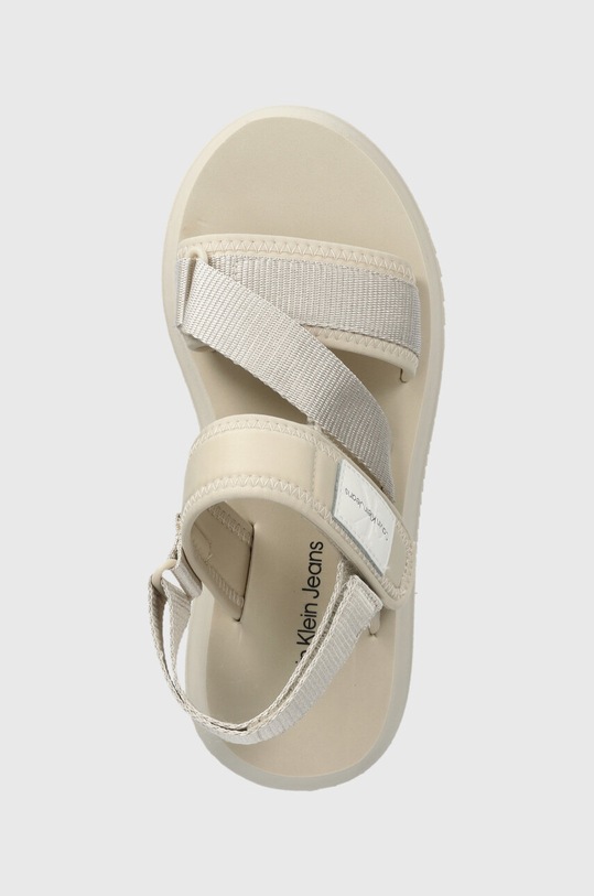 Calvin Klein Jeans sandale PREFRESATO SANDAL BADGE bej YW0YW00967