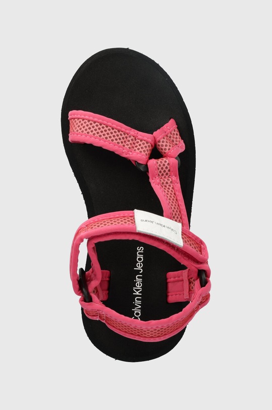 Calvin Klein Jeans sandały PREFRESATO SANDAL WEBBING XRAY różowy YW0YW00969