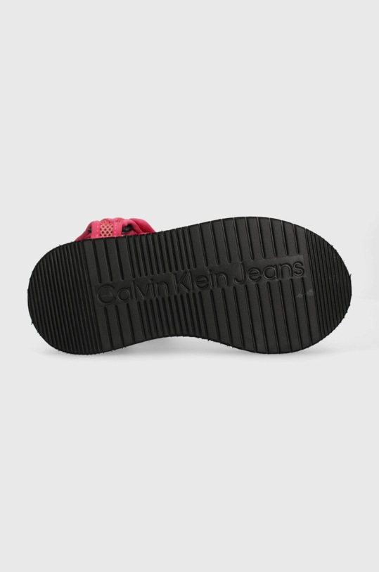Calvin Klein Jeans sandały PREFRESATO SANDAL WEBBING XRAY YW0YW00969 różowy