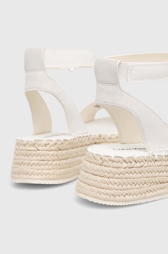Взуття Сандалі Calvin Klein Jeans SPORTY WEDGE ROPE SU CON YW0YW00977 білий