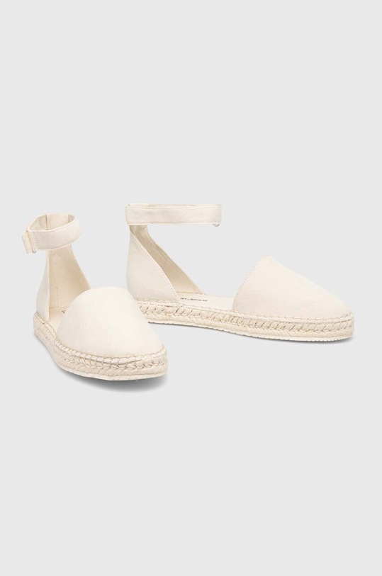 Espadrilky Calvin Klein Jeans ANKLE ESPADRILLE BTW YW0YW01027 béžová SS24