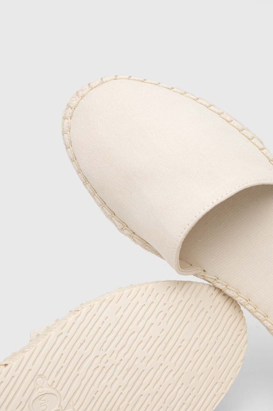 Espadrilky Calvin Klein Jeans ANKLE ESPADRILLE BTW béžová YW0YW01027