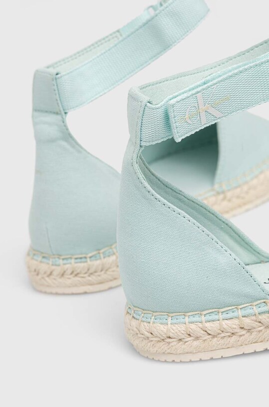 Încălțăminte Calvin Klein Jeans espadrile ANKLE ESPADRILLE YW0YW01027 albastru