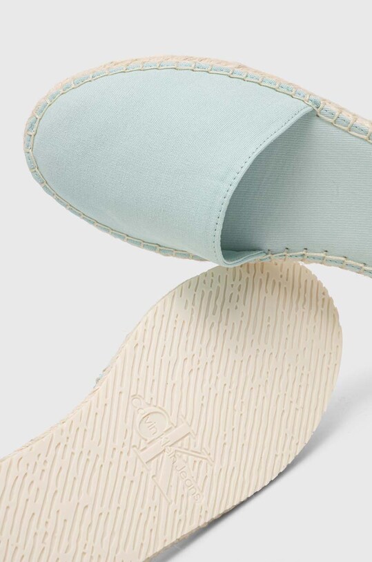Calvin Klein Jeans espadrile ANKLE ESPADRILLE albastru YW0YW01027