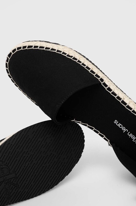 Calvin Klein Jeans espadrilles ANKLE ESPADRILLE fekete YW0YW01027