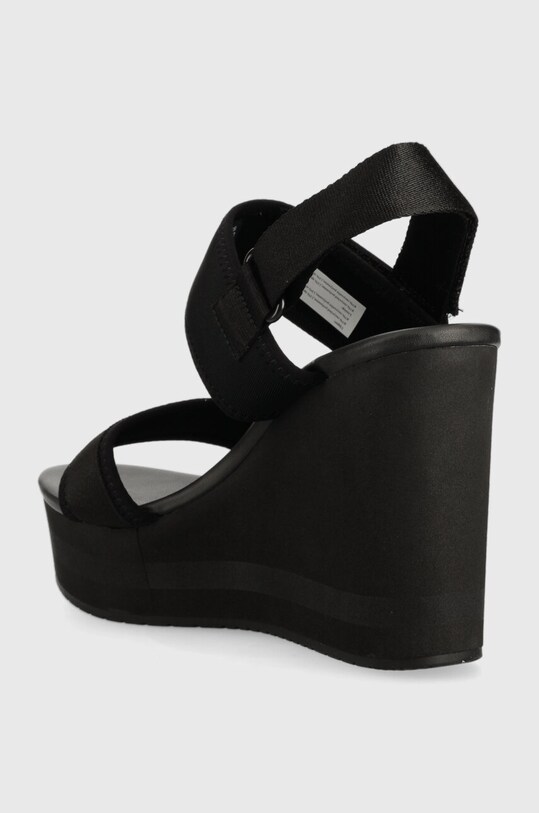 Взуття Сандалі Calvin Klein Jeans WEDGE SANDAL BADGE YW0YW01028 чорний