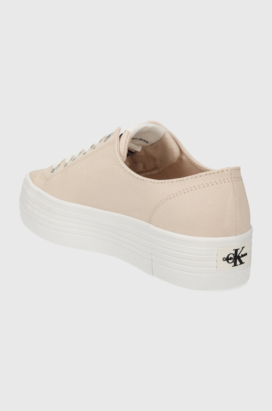 Boty Tenisky Calvin Klein Jeans VULC FLATFORM ESSENTIAL MONO YW0YW01030 růžová