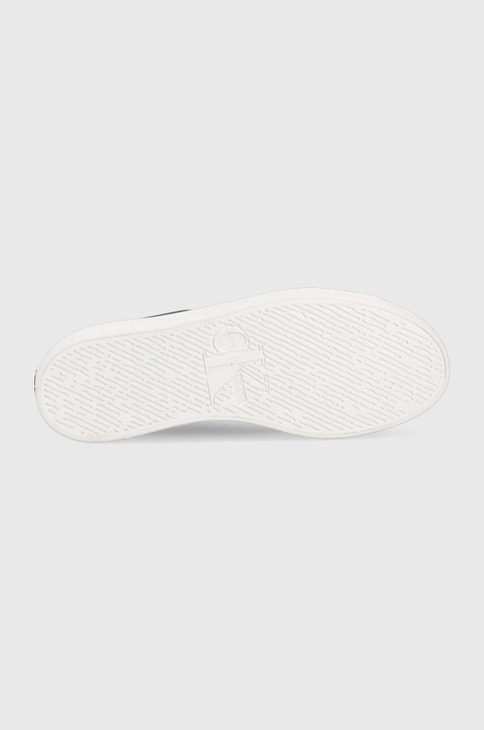 Tenisky Calvin Klein Jeans VULC FLATFORM ESSENTIAL MONO YW0YW01030 čierna