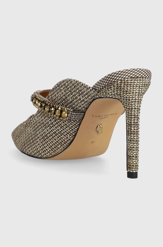 Obuwie Kurt Geiger London klapki Duke 4268540609.BEIGE złoty