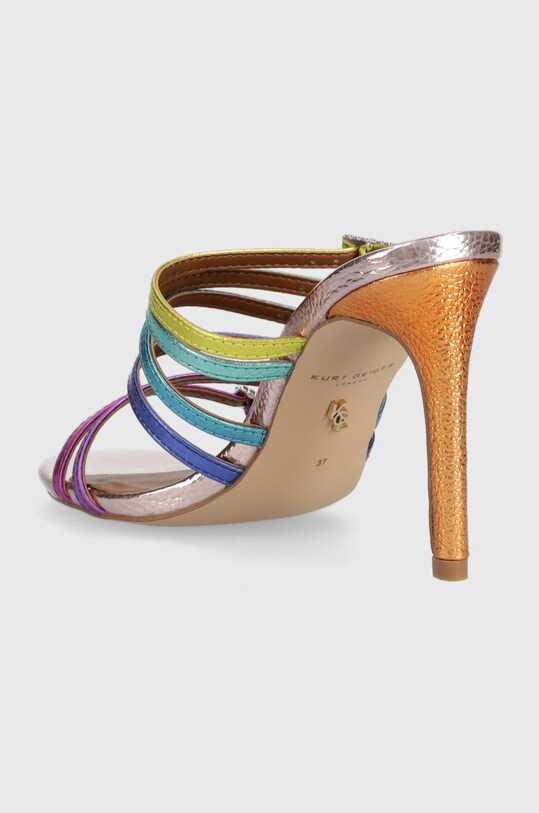 Obuwie Kurt Geiger London klapki skórzane Pierra Mule 8882769109.MULT/OTHER multicolor