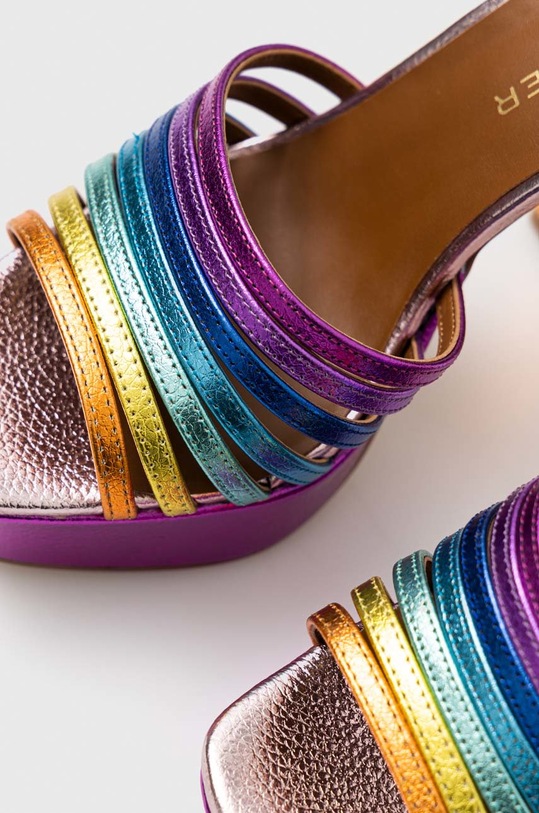 Kurt Geiger London sandały skórzane Pierra multicolor 8882269109.MULT/OTHER