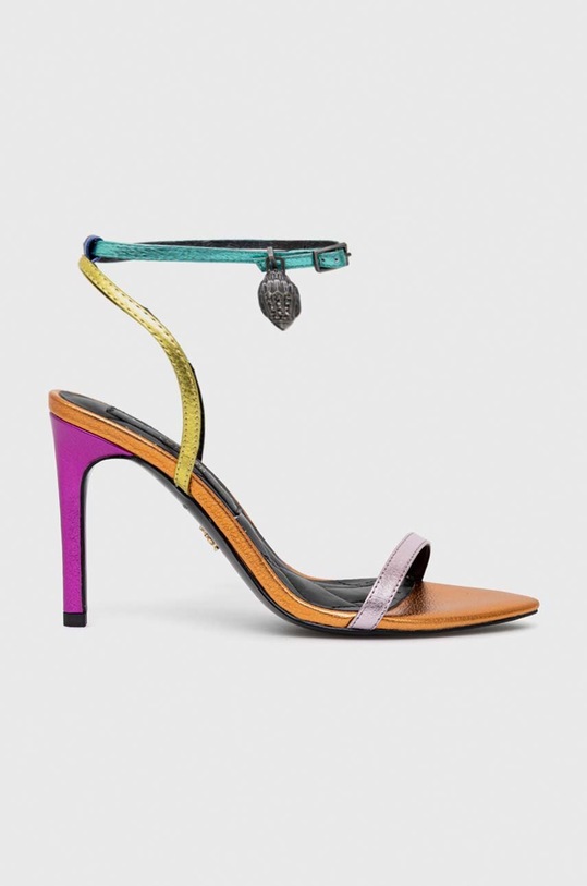 Кожаные сандалии Kurt Geiger London Shoreditch шпилька мультиколор 8881369109.MULT/OTHER