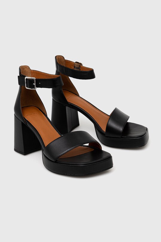 Vagabond Shoemakers sandały skórzane FIONA 5515.001.20 czarny SS23