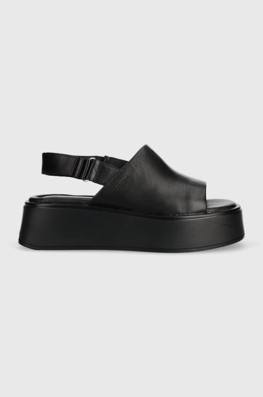 Шкіряні сандалі Vagabond Shoemakers COURTNEY платформа чорний 5534.001.92