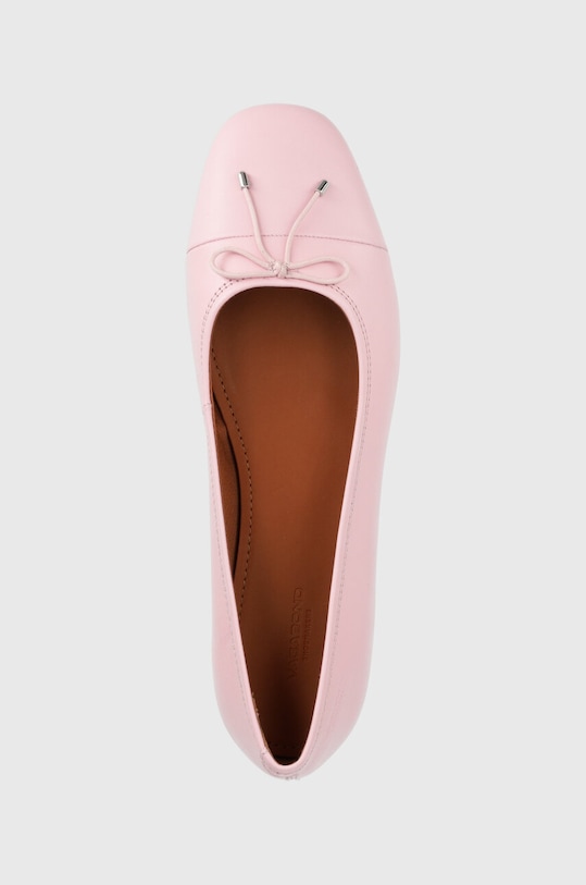 Vagabond Shoemakers bőr balerina cipő JOLIN rózsaszín 5508.101.45