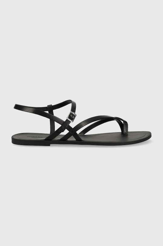 Vagabond Shoemakers sandały skórzane TIA 2.0 płaski czarny 5531.401.20