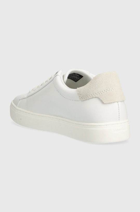 Boty Kožené sneakers boty Calvin Klein CLEAN CUPSOLE LACE UP - HE HW0HW01415 bílá