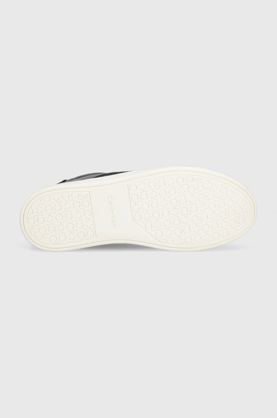 Calvin Klein sneakersy skórzane CLEAN CUPSOLE LACE UP - HE HW0HW01415 czarny
