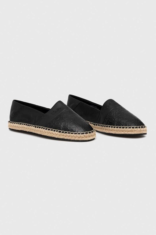 Calvin Klein espadryle ESPADRILLE - HF MONO HW0HW01456 czarny SS23