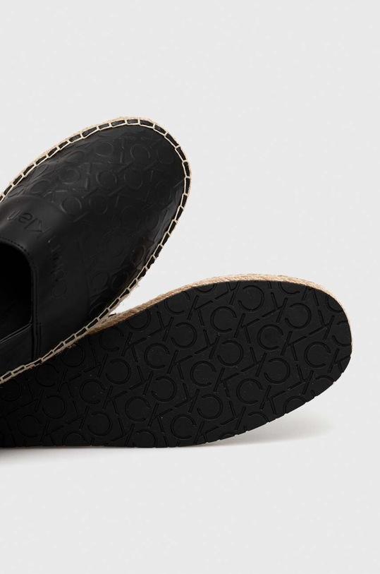 Calvin Klein espadrilles ESPADRILLE - HF MONO fekete HW0HW01456