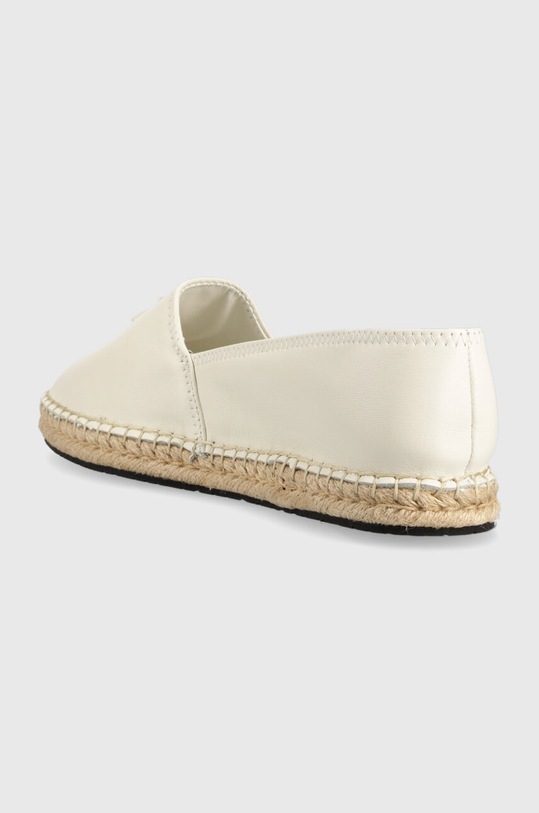 Obuwie Calvin Klein espadryle skórzane ESPADRILLE W/HW HW0HW01457 biały