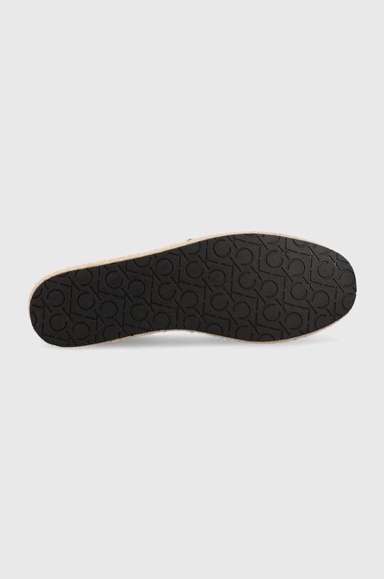 Calvin Klein bőr espadrilles ESPADRILLE W/HW HW0HW01457 fekete