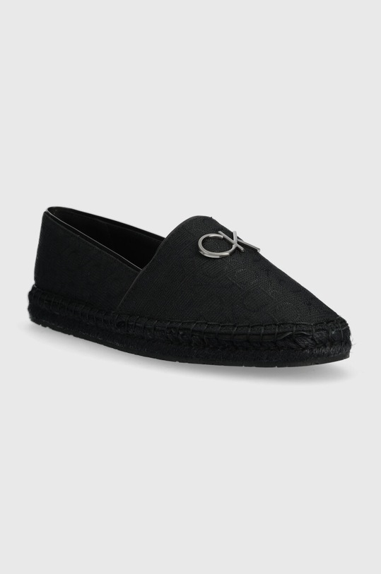 Calvin Klein espadryle ESPADRILLE W/HW - JQ HW0HW01458 czarny SS23