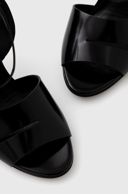 Взуття Шкіряні сандалі Calvin Klein GEO STIL SANDAL 90HH HW0HW01462 чорний