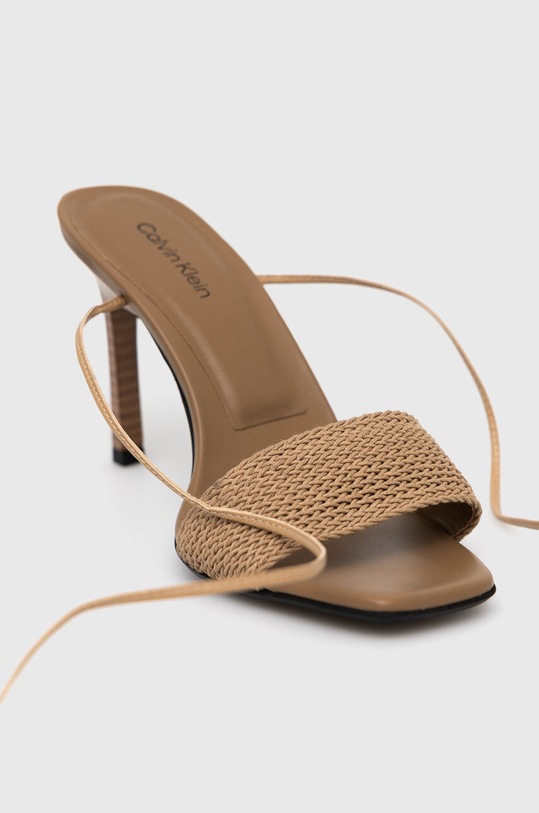 Sandály Calvin Klein GEO STIL GLADI SANDAL 90HH HW0HW01467 béžová SS23