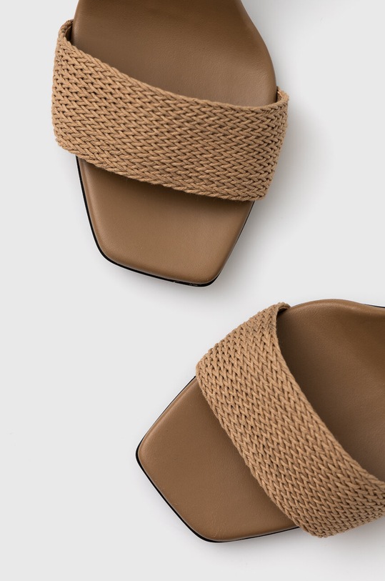 Sandály Calvin Klein GEO STIL GLADI SANDAL 90HH béžová HW0HW01467