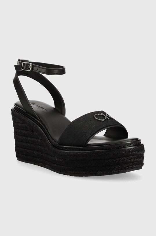 Сандалі Calvin Klein WEDGE 50HH W/HW - JQ HW0HW01490 чорний SS23