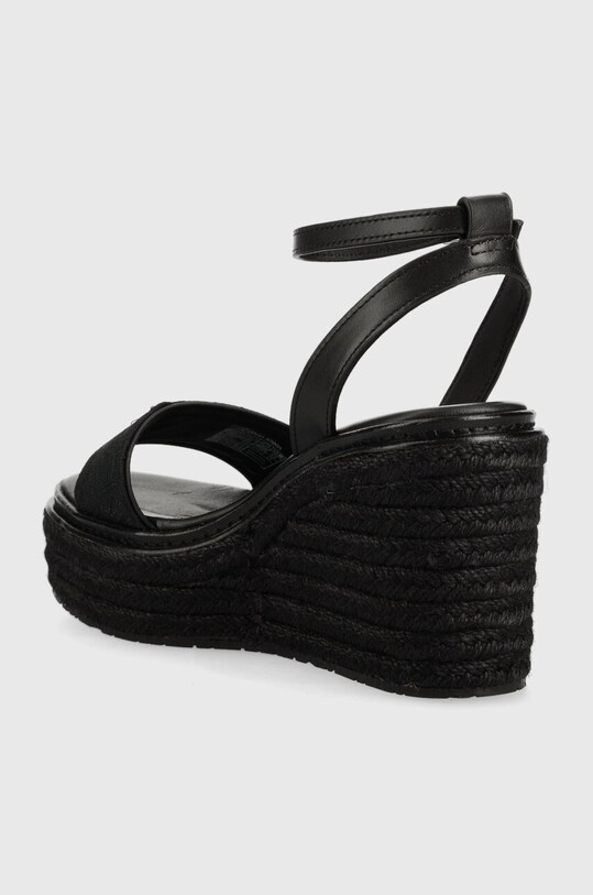 Obuwie Calvin Klein sandały WEDGE 50HH W/HW - JQ HW0HW01490 czarny
